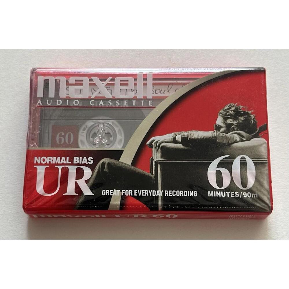 Maxell UR-60 60min 90m Normal-Bias Audio Cassette Tape | New Old Stock